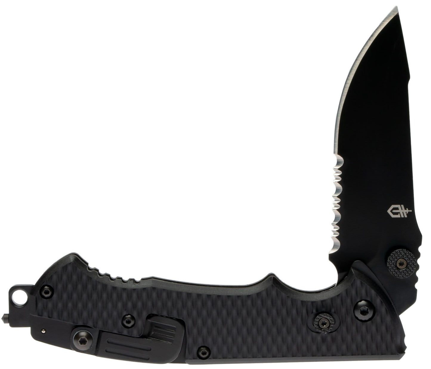 Gerber Hinderer CLS, Black Nylon Handle, Black Blade, ComboEdge