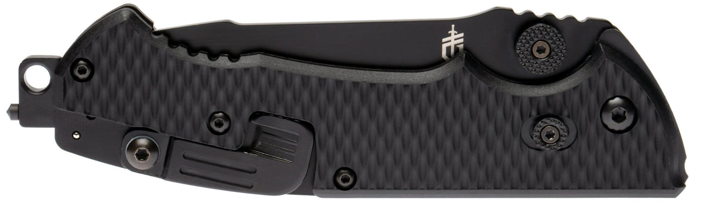 Gerber Hinderer CLS, Black Nylon Handle, Black Blade, ComboEdge