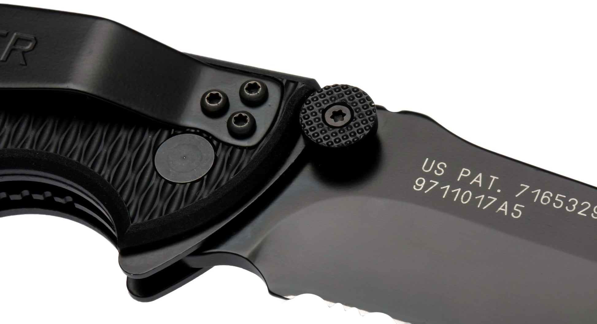 Gerber Hinderer CLS, Black Nylon Handle, Black Blade, ComboEdge