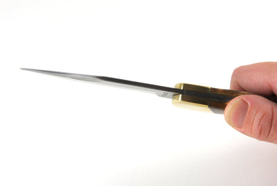 Schrade Old Timer 6OTW 5" Golden Bear Lockback Knife with Desert Ironwood Handle