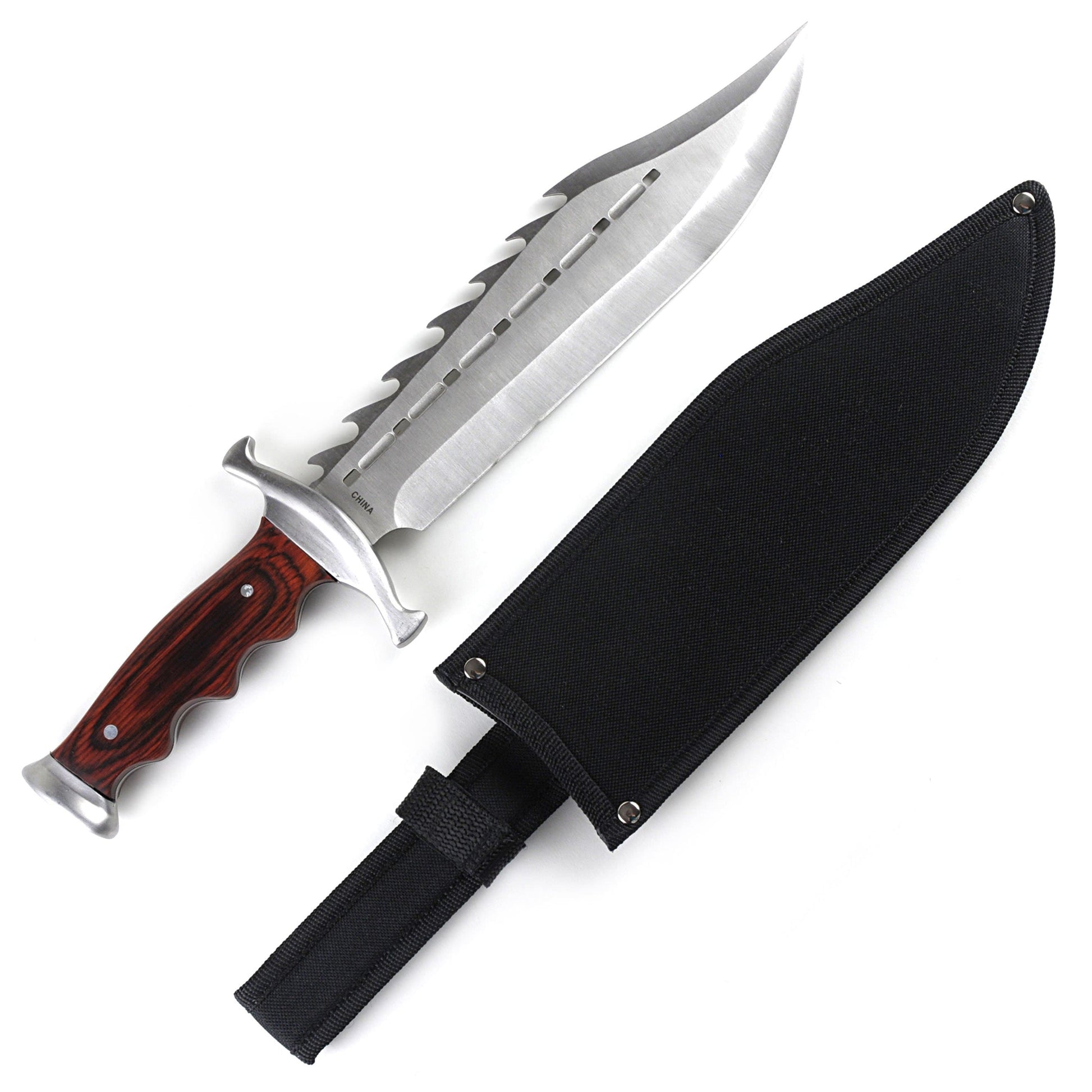 Epic Spiked Full Tang Bowie Knife