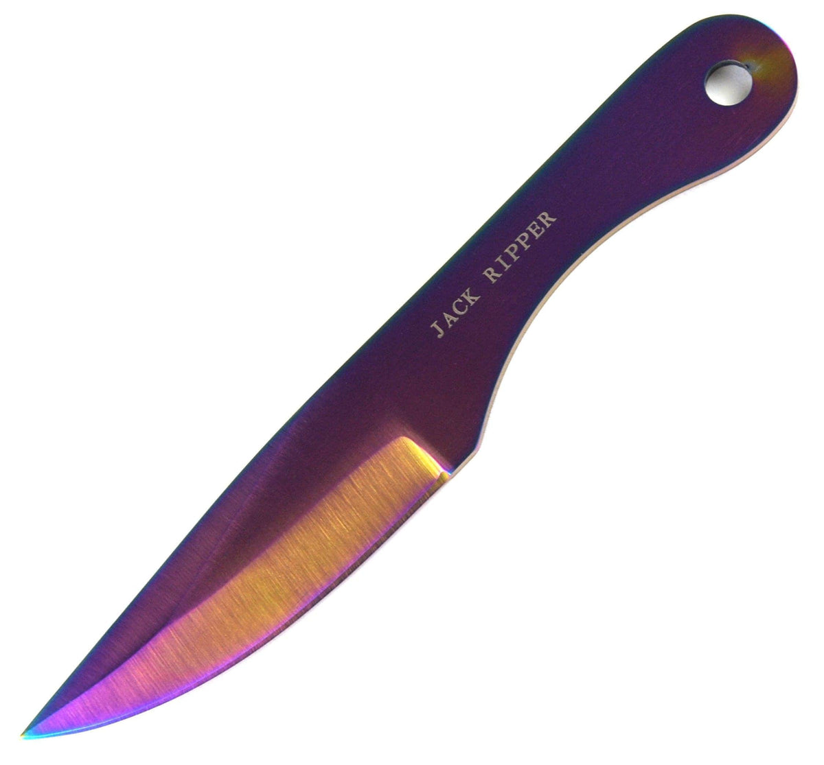 Jack Ripper CH-005SS rainbow stainless steel throwing knives