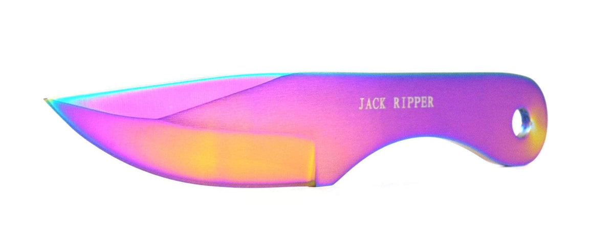 Jack Ripper CH-005SS rainbow stainless steel throwing knives
