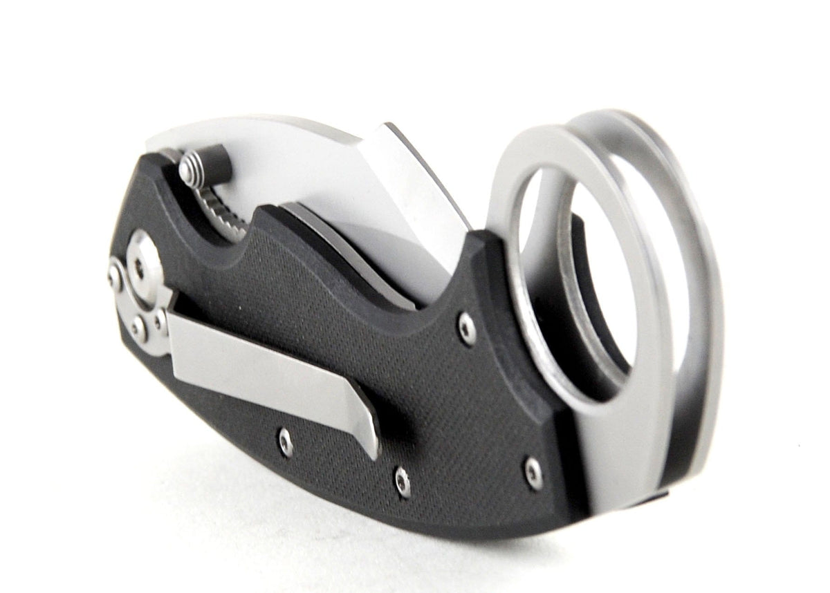 Smith & Wesson Smith & Wesson Extreme Ops Karambit, Black G10 Handle, Plain - CK33