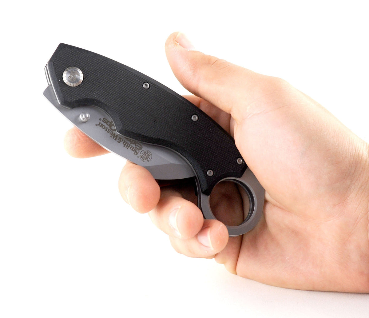 Smith & Wesson Extreme Ops Karambit, Black G10 Handle, Plain - CK33