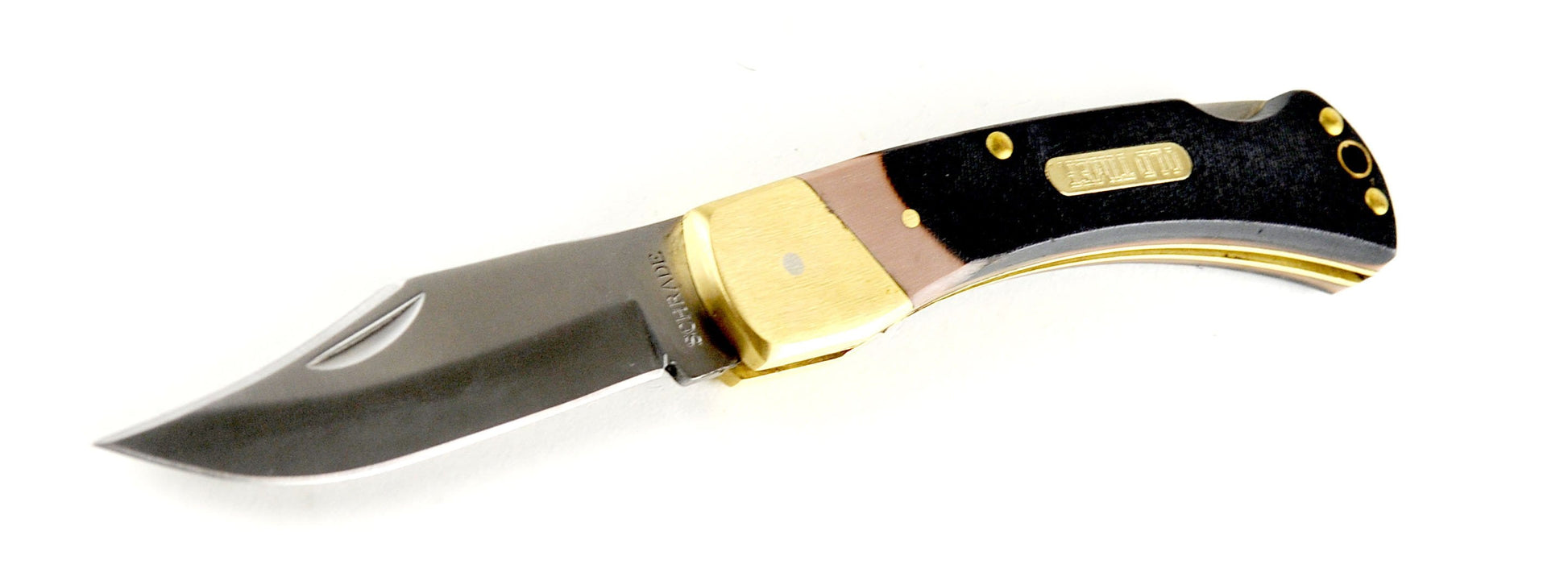 Schrade Old Timer 6OT Golden Bear Pocket Knife with Nylon Sheath
