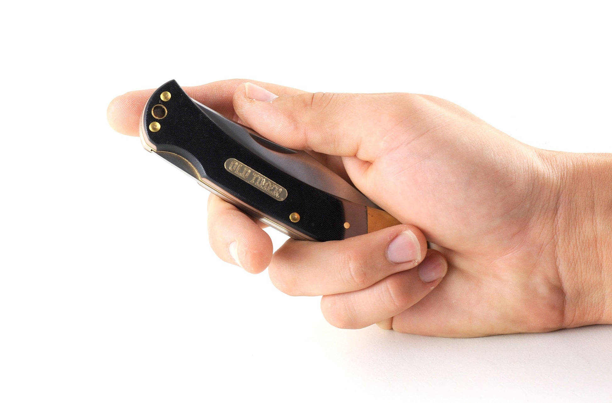 Schrade Old Timer 6OT Golden Bear Pocket Knife with Nylon Sheath