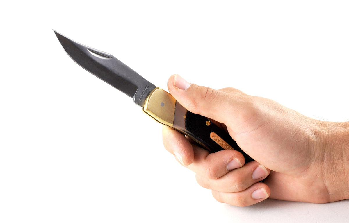Schrade Old Timer 6OT Golden Bear Pocket Knife with Nylon Sheath