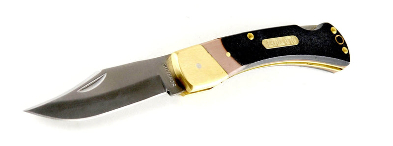 Engraved Schrade Old Timer 6OT Golden Bear Pocket Knife w/Sheath