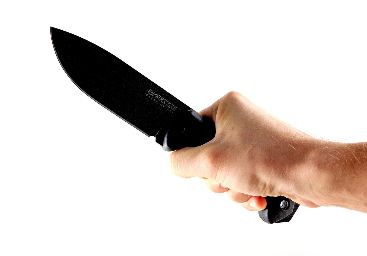 KA-BAR BK2 Becker Campanion, 5.25" 1095 Cro-Van Blade, Ultramid Handle, Plastic Sheath