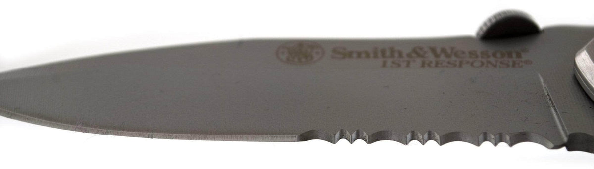 Smith & Wesson First Response Rescue Knife, 3.3" Serrated Blade - SWFRS