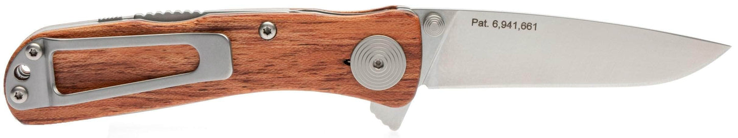 SOG Twitch II, 2.65" Assisted Blade, Rosewood Handle - TWI17