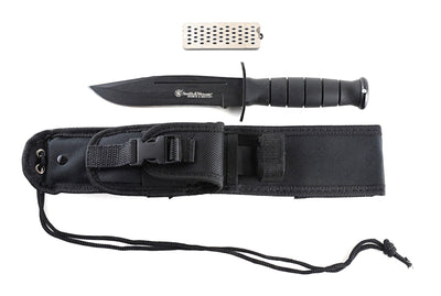 Smith & Wesson Search & Rescue Fixed Blade Knife with Nylon Sheath, CKSUR1