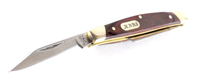 Buck Knives 375 Deuce, Woodgrain Handle, 2 Blade Pocket Knife