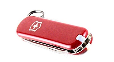 Victorinox Classic SD Swiss Army Knife, Red Cellidor Scales, 7 Functions