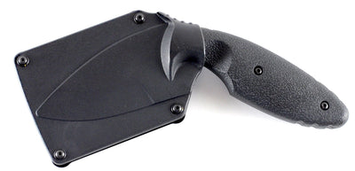 KA-BAR TDI Law Enforcement Knife, 2.31" Plain Blade, Zytel Handle - 1480