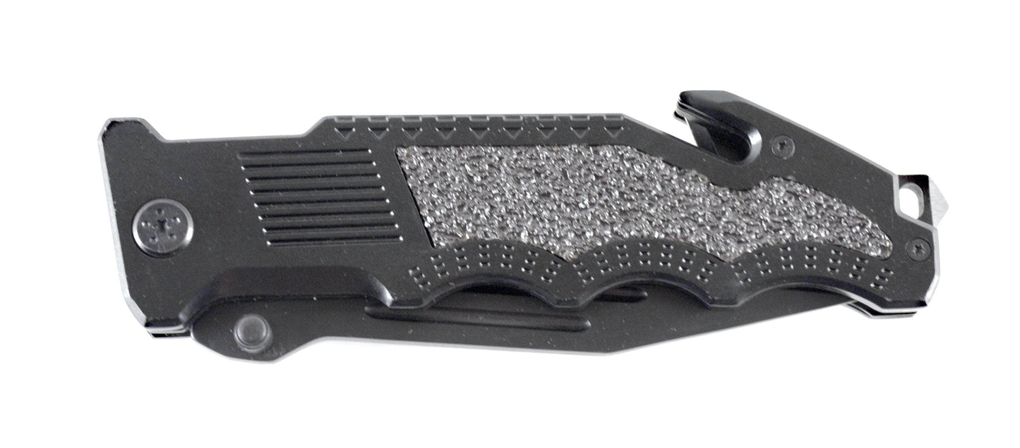 Smith & Wesson Border Guard 2, 4.4" Tanto Blade, Aluminum Handle with Trac-Tec Inserts