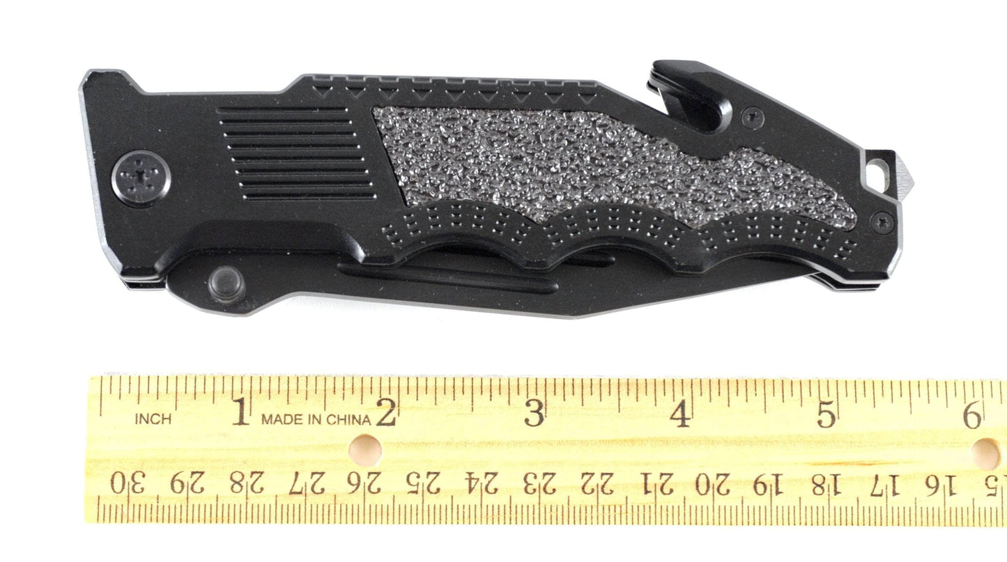Smith & Wesson Border Guard 2, 4.4" Tanto Blade, Aluminum Handle with Trac-Tec Inserts