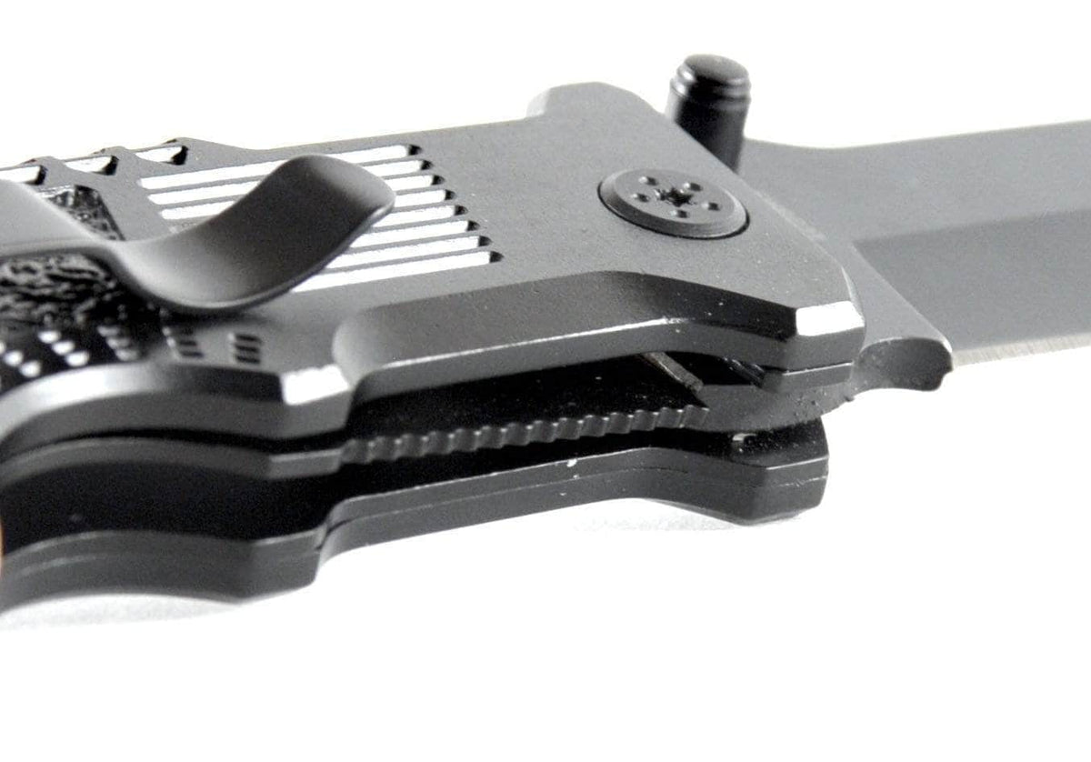 Smith & Wesson Border Guard 2, 4.4" Tanto Blade, Aluminum Handle with Trac-Tec Inserts