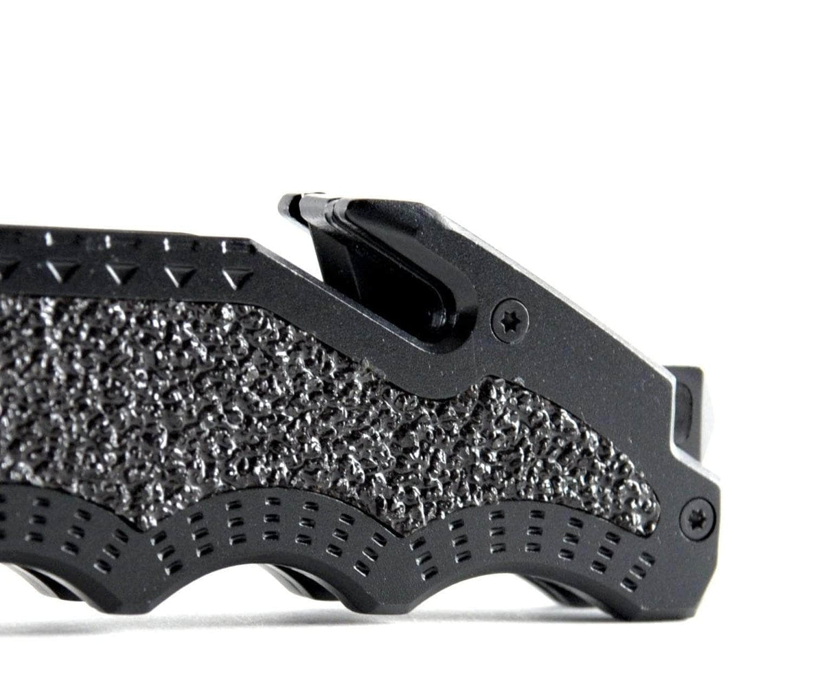 Smith & Wesson Border Guard 2, 4.4" Tanto Blade, Aluminum Handle with Trac-Tec Inserts