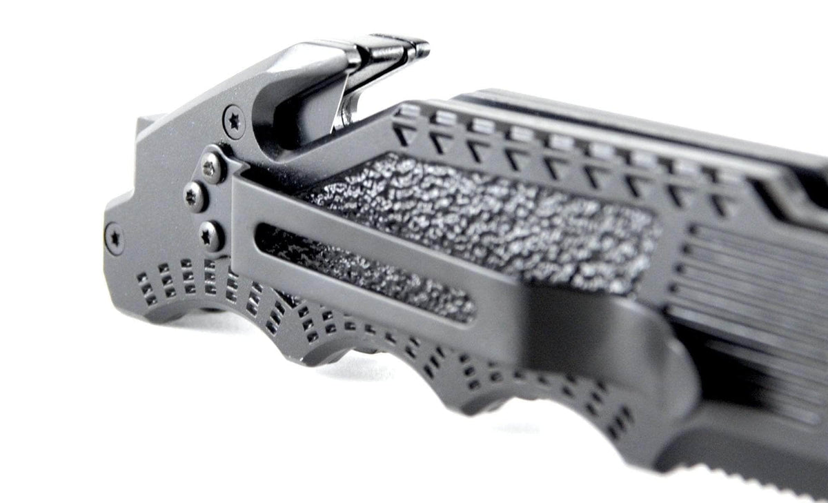 Smith & Wesson Border Guard 2, 4.4" Tanto Blade, Aluminum Handle with Trac-Tec Inserts