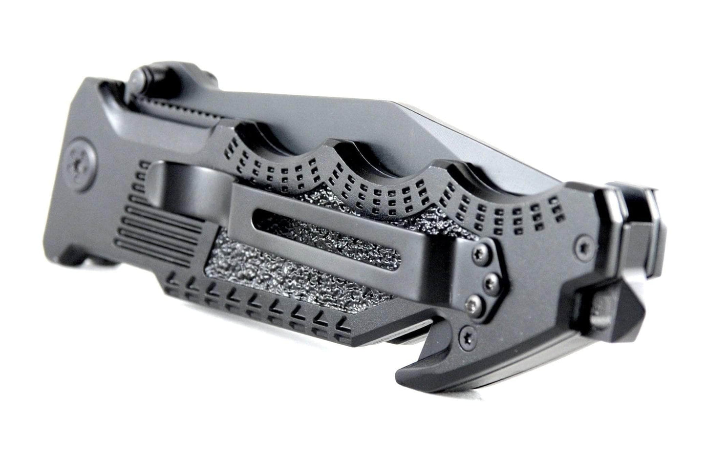 Smith & Wesson Border Guard 2, 4.4" Tanto Blade, Aluminum Handle with Trac-Tec Inserts
