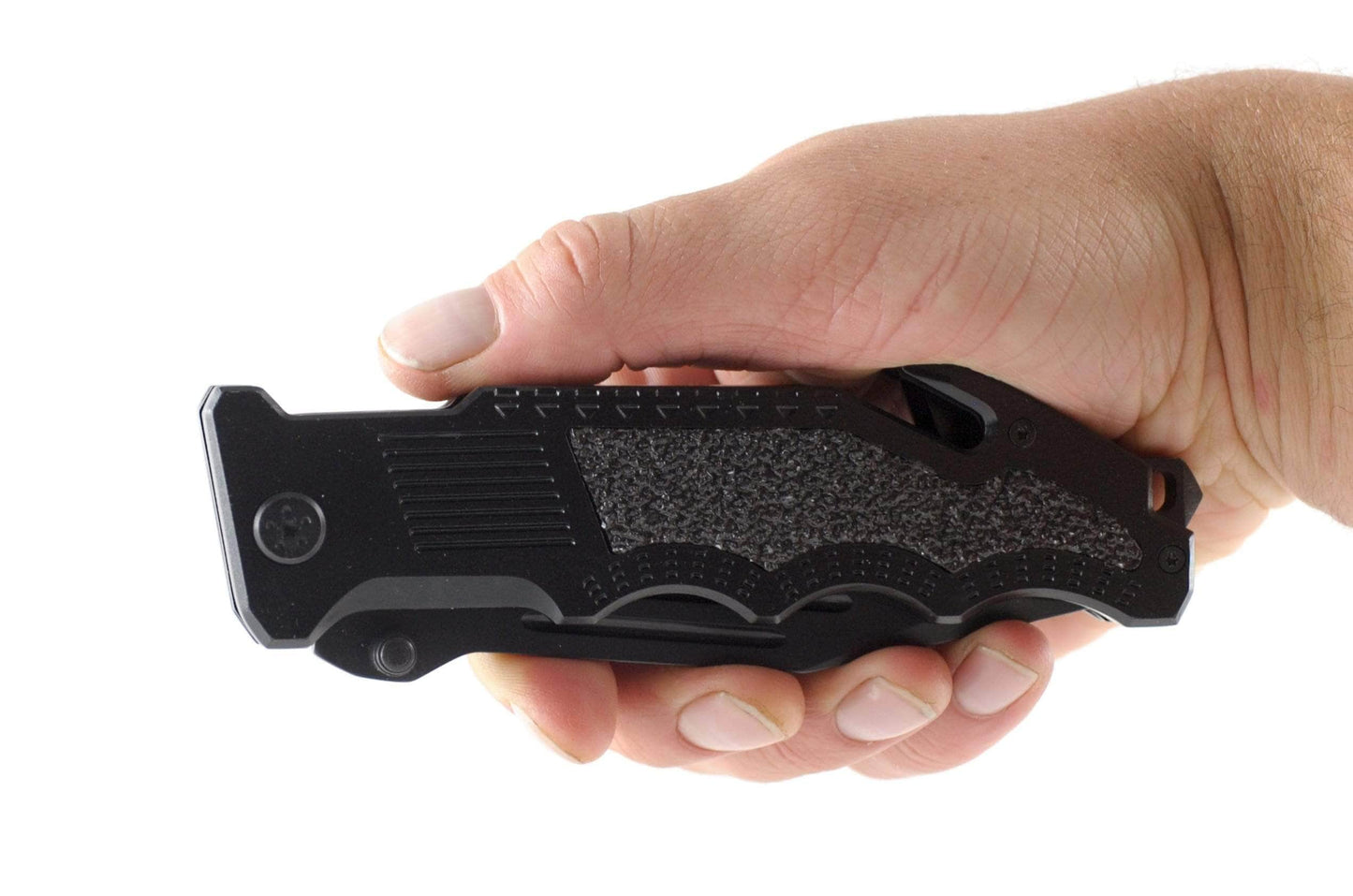 Smith & Wesson Border Guard 2, 4.4" Tanto Blade, Aluminum Handle with Trac-Tec Inserts
