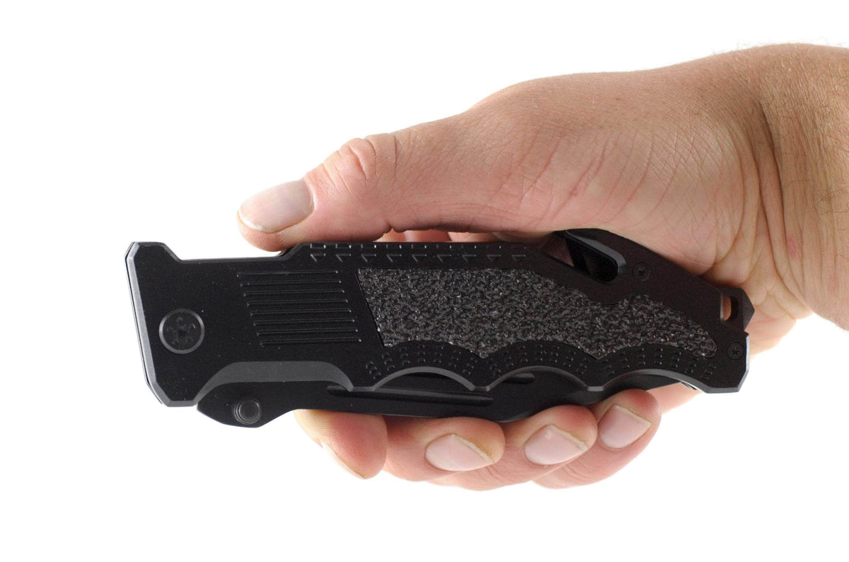 Smith & Wesson Border Guard 2, 4.4" Tanto Blade, Aluminum Handle with Trac-Tec Inserts