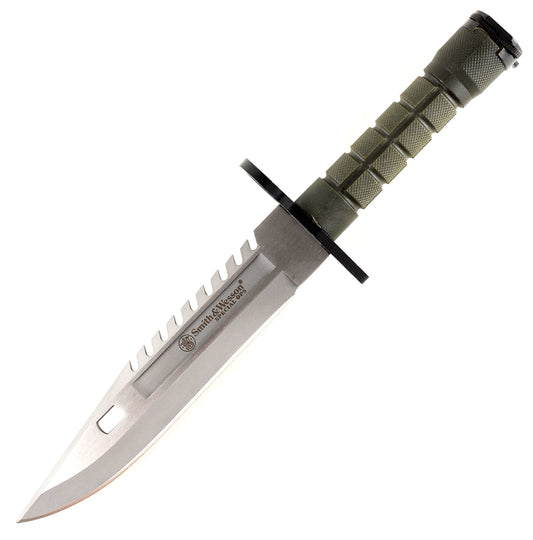 Smith & Wesson Smith & Wesson Special Forces M9 Bayonet Knife with Green Handle and Green