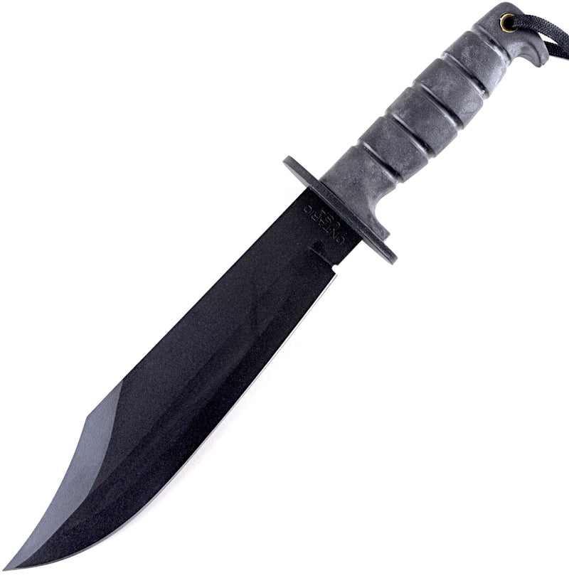 Ontario SP10 Spec Plus Raider Bowie Knife, 9.75" 1095 Steel Blade, Kraton Handle