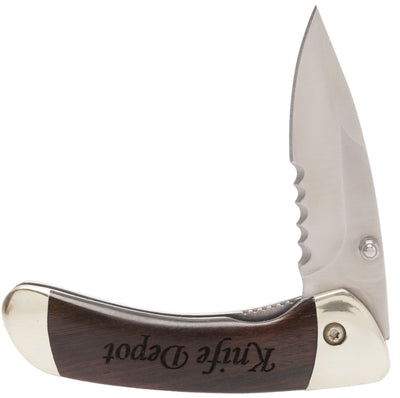 Parker River "Classic" Folding Knife, With Personalized Ebony Handle