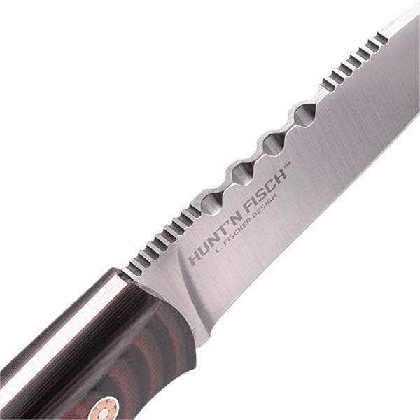 CRKT Hunt'N Fisch, 3.01" Blade, Multicolored G10 Handle, Sheath - 2861