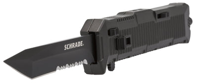 Schrade SCHOTF8TBS Viper Out The Front Partially Serrated Tanto Assisted Opening Knife