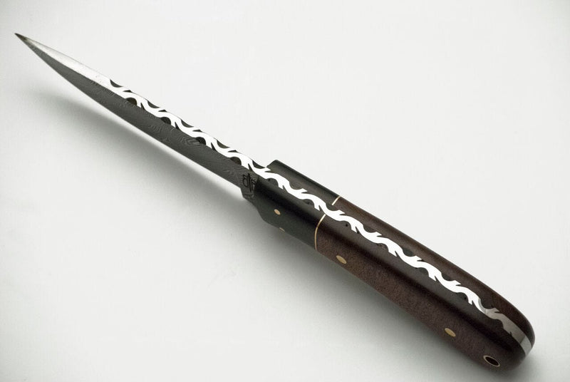 Buck N Bear Custom Handmade Damascus Fixed Blade Spear Knife