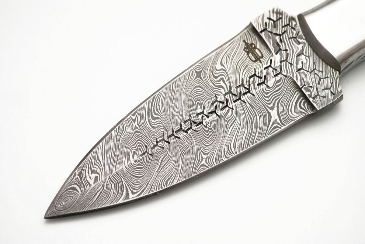 Buck N Bear BucknBear Custom Handmade Boot Hunter Dagger Knife (Micarta)