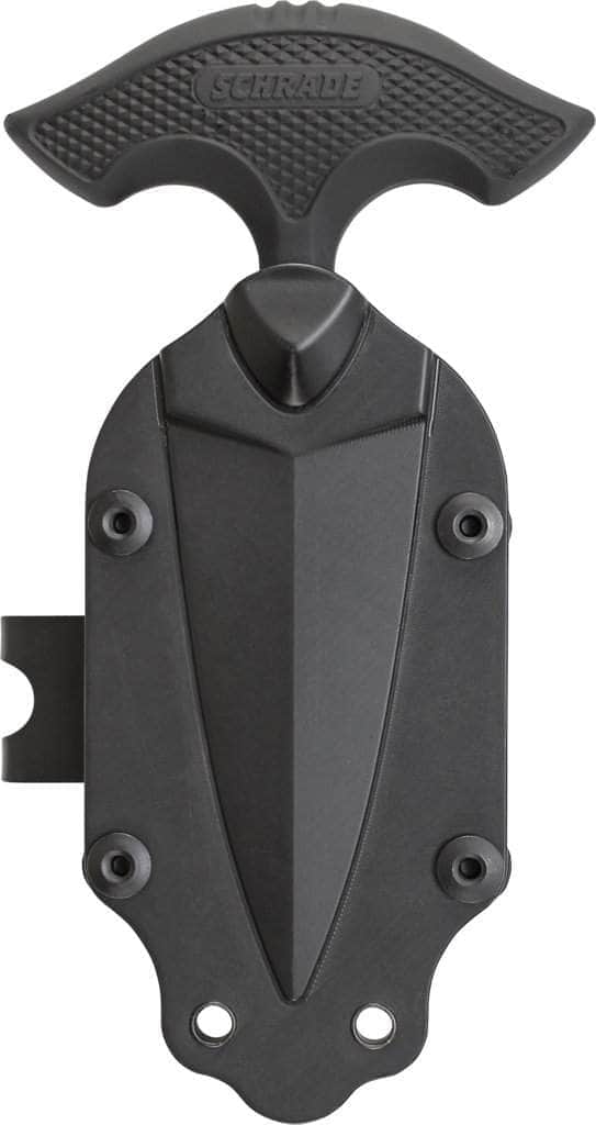 Schrade SCHF54 Push Dagger, 3.24" Full Tang Blade, TPE Handle, Sheath
