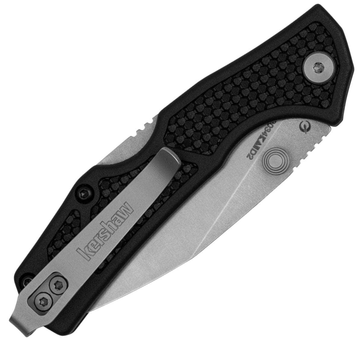 Kershaw Debris, 2.75" D2 Blade, Black Glass-Filled Nylon Handle - 2034