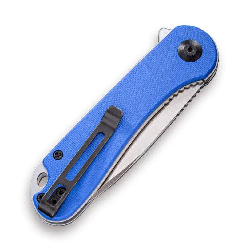 CIVIVI Elementum, 2.96" D2 Satin Blade, Blue G10 Handle - C907F