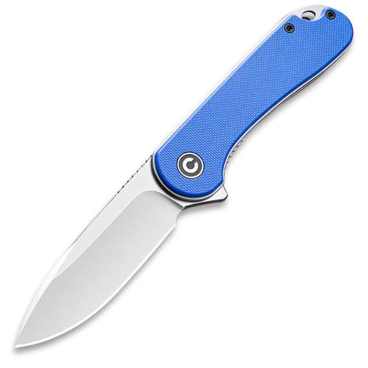 CIVIVI Elementum, 2.96" D2 Satin Blade, Blue G10 Handle - C907F