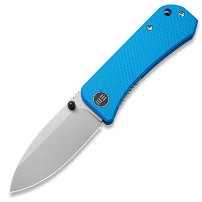 WE Knife Banter, 2.92" S35VN Stonewashed Blade, Blue G10 Handle - 2004A