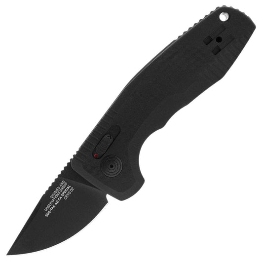 SOG-TAC AU Compact CA Special, 1.96" D2 Drop Point Blade, Aluminum Handle - 15-38-11-57