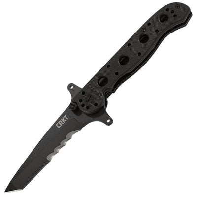 CRKT Special Forces M16-13SFG, 3.5" Combo Edge Blade, Black G10 Handle