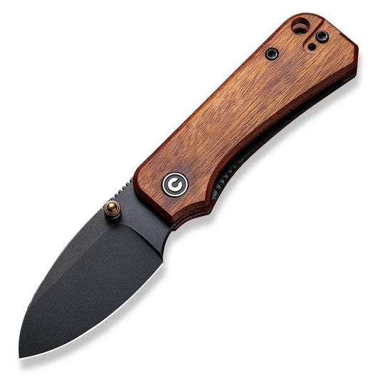 CIVIVI Baby Banter, 2.34" Nitro-V Black Blade, Cuibourtia Wood Handle - C19068SB-2