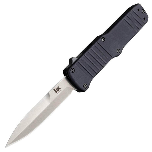 HK Hadron OTF Automatic, 3.375" Bayonet Blade, Black Aluminum Handle - 54026