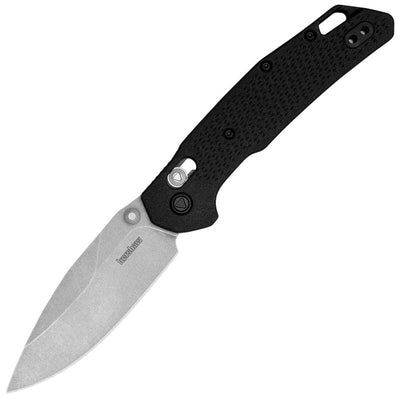 Kershaw Heist, 3.2" D2 DuraLock Blade, Black GFN Handle - 2037