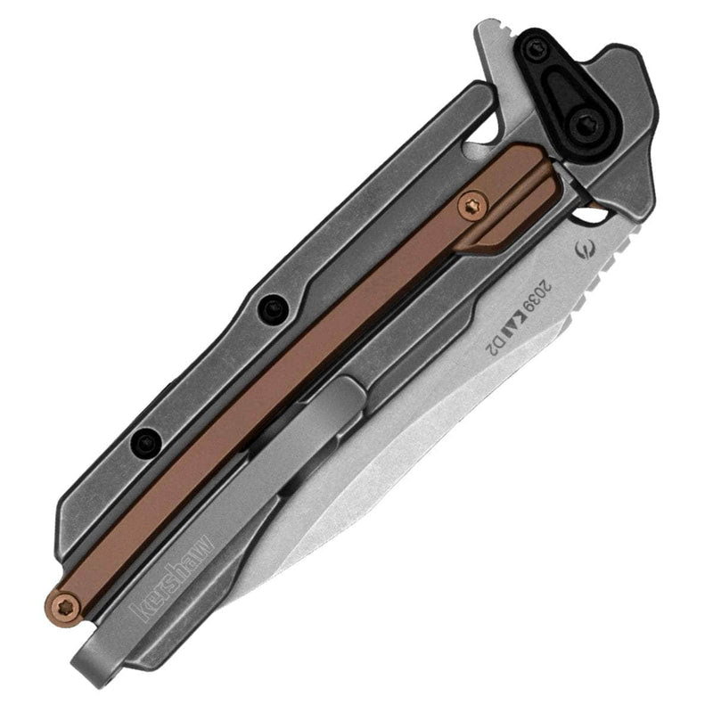 Kershaw Frontrunner, 2.9" D2 Blade, G10/Stainless Steel Handle - 2039