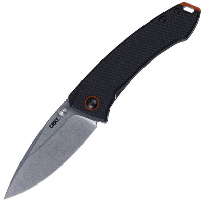 CRKT Tuna Compact, 2.73" Stonewashed Blade, G10/Stainless Steel Handle - 2522