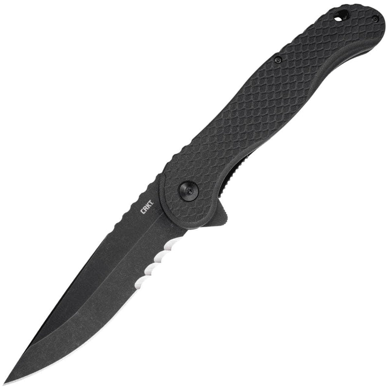 CRKT Taco Viper, 4.22" Veff Serrated Assisted Blade, GRN Handle - 2267