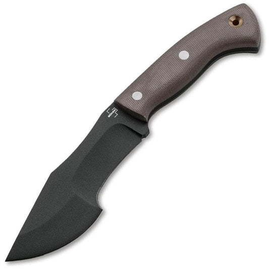 Boker Plus Mini Tracker, 5.31" Blade, Micarta Handle, Sheath - 02BO027