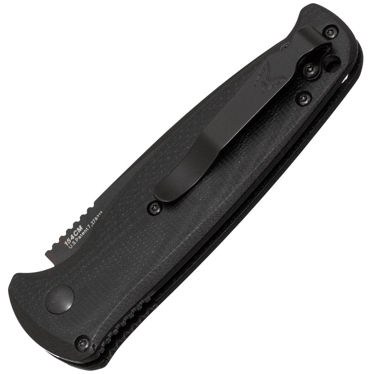 Benchmade 4300BK CLA Automatic, 3.4" Black Blade, G10 Handle
